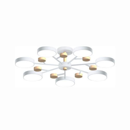 Люстра на штанге LED4U L3205-800 WH