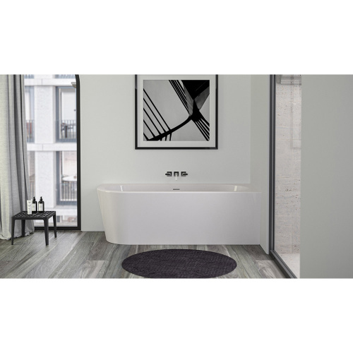 Ванна акриловая Knief Wall Corner 0100-277-L(06S) 180х80 угловая овальная