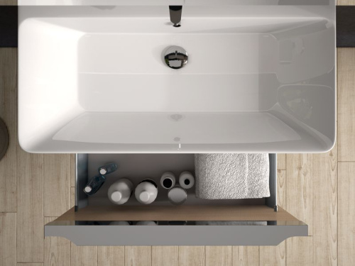 Раковина керамическая IBX Round PARIS060 60х46 встраиваемая цвет белый 1 отверстие под смеситель