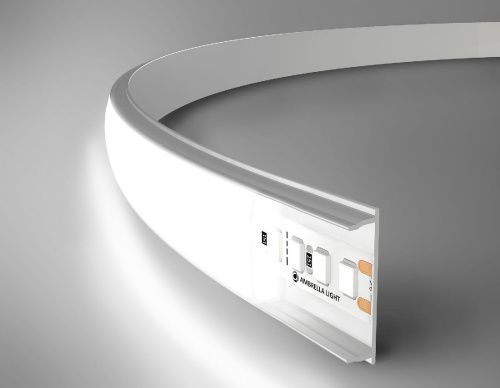 Алюминиевый накладной профиль Ambrella Light Alum Profile (Алум Профиле) GP1600WH