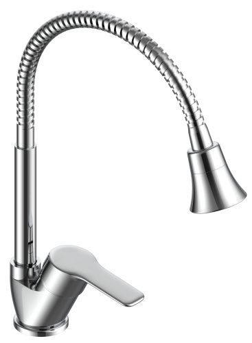 Смеситель для кухни Voda Wave WA519F на мойку хром