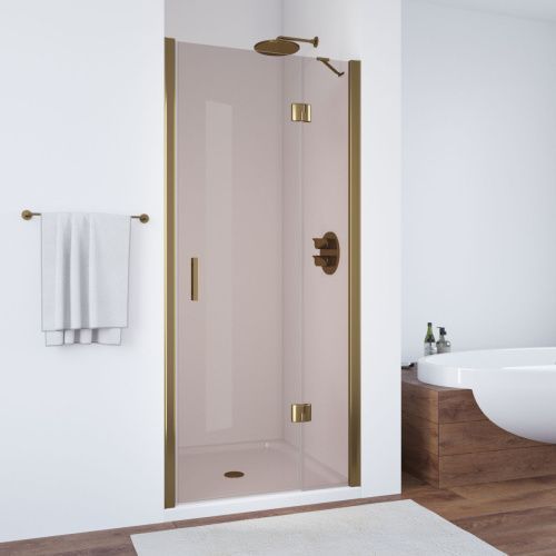 Душевая дверь Vegas-Glass AFP TUR+NOVO AFP TUR NOVO h1890 90 05 05 R 90х190 стекло тонированное профиль бронза