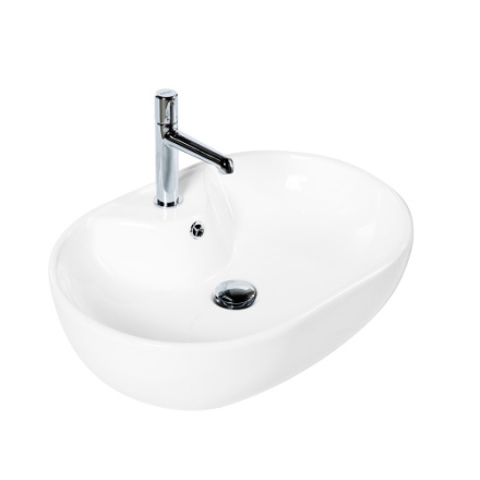 Раковина BelBagno 43 см BB1151 накладная цвет белый глянцевый