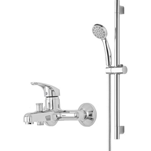 Душевой гарнитур со смесителем OneLife  P01-611cr настенный  хром
