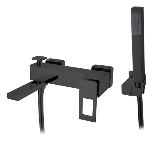 Смеситель Boheme Q 143-BB настенный черный