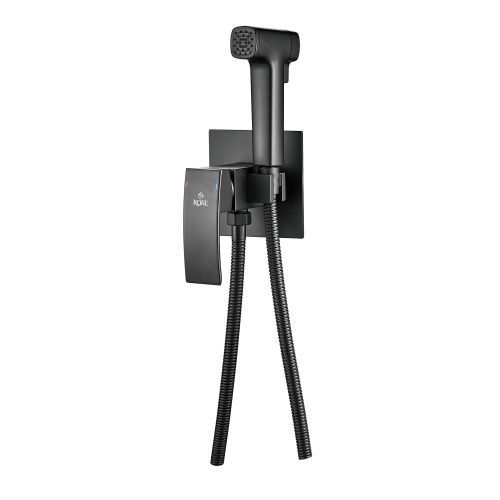 Гигиенический душ со смесителем Rose R1505H-2 черный
