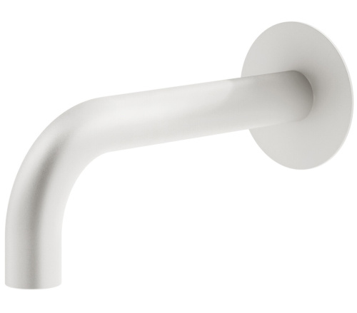 Излив для ванны Plumberia Selection Ixo SPT0260BO настенный белый матовый
