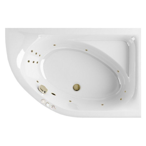 Ванна гидромассажная Excellent AQUARELLA WAEX.ARP15.SMART.BR 150х100  асимметричная