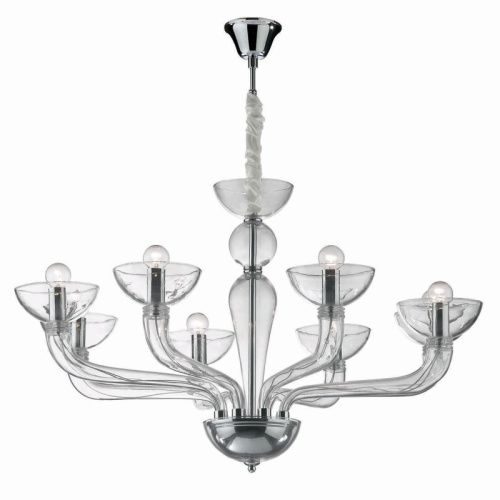 Люстра подвесная Ideal lux Casanova Trasparente (Цасанова Траспаренте) Casanova SP8 Trasparente