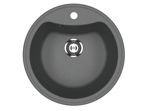 Кухонная мойка Ulgran Classic U-601-343 51х51 цвет антрацит