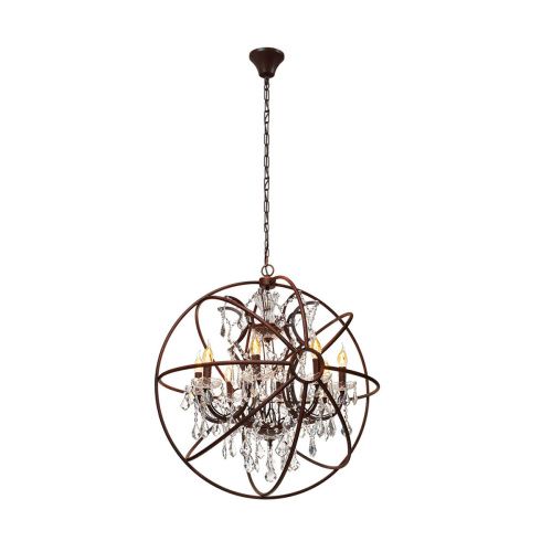 Люстра подвесная Loft It Foucaults Orb Crystal LOFT1897/8