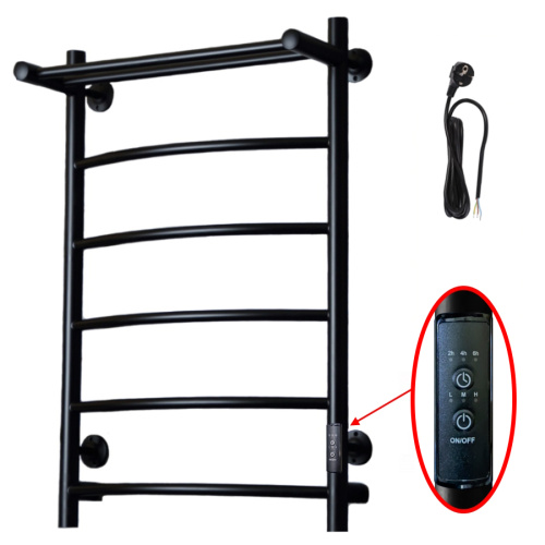 Полотенцесушитель Тругор Пэк сп Пэксп5П/8050черныйВГП 55х80 электрический черный