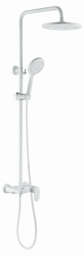Душевая стойка Boheme Spectre 458-MW настенная цвет белый