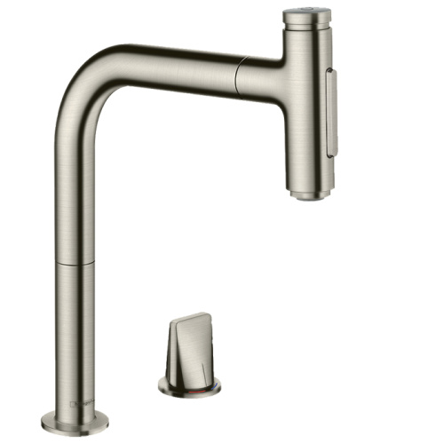 Смеситель для кухни Hansgrohe Focus 73818800 на мойку серый