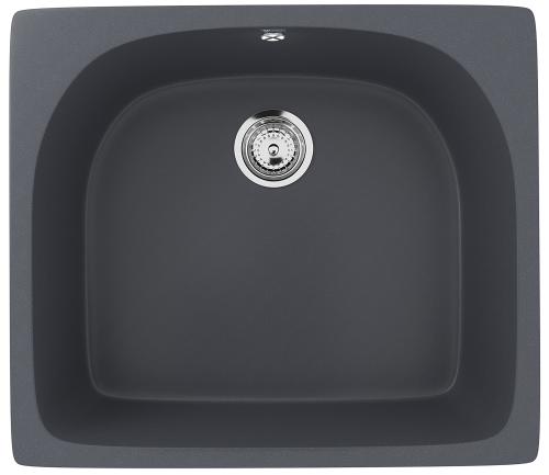 Кухонная мойка Ulgran Classic U-408-343 59х51 цвет антрацит