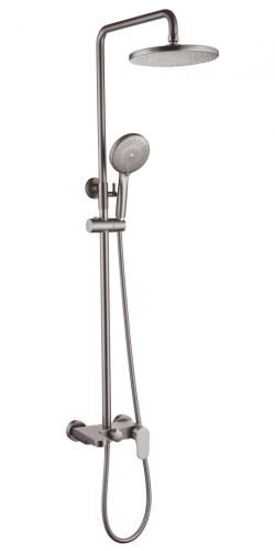 Душевая стойка Boheme Spectre 458-NB настенная цвет никель