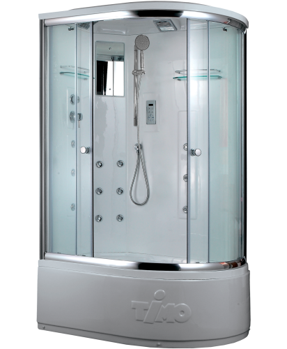 Душевая кабина Timo Lux T-7720L 120х85 асимметричная с крышей ориентация левая