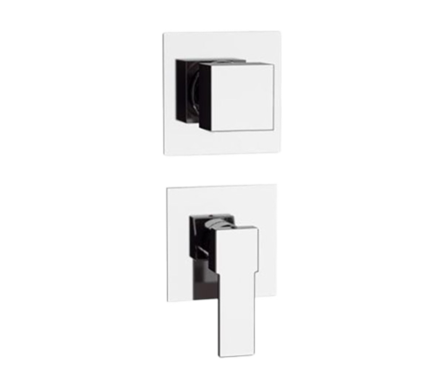 Смеситель для душа Remer Qubika Q94C встраиваемый в стену хром