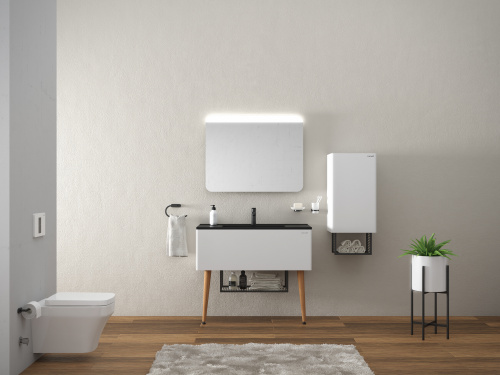 Тумба с раковиной Creavit Zeon ZE0100.00.BB+SU100.6 100x45x85,5