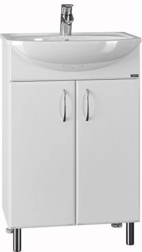 Тумба под раковину СанТа Уют 201087 51х30х85 напольная цвет белый