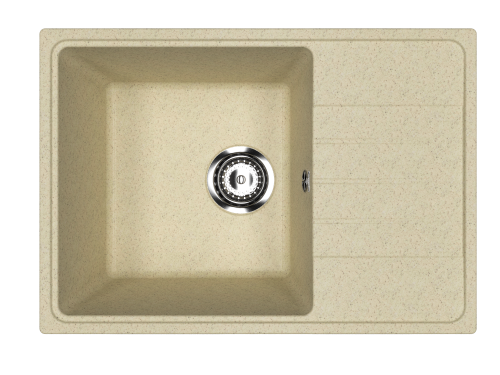 Кухонная мойка Uperwood ECON UPD-506 4910201240 60х42 цвет слоновая кость поверхность матовая