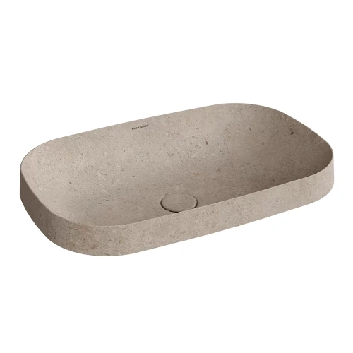 Раковина керамическая Kerama Marazzi MAGICA MA.wbi.65\STB 66х42 встраиваемая цвет бежевый