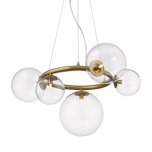 Люстра подвесная Delight Collection Puppet (Пуппет) P68092-5 brass