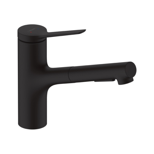 Смеситель для кухни Hansgrohe Zesis M33 74803670 на раковину/столешницу черный матовый