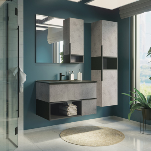 Зеркало-шкаф Comforty 00-00006504CF 88x80