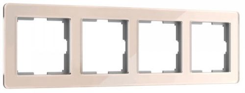 Рамка на 4 поста Werkel Acrylic (Ацрылиц) 4690389190551