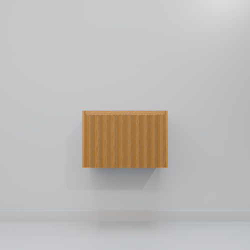 Тумба под раковину ArtDecco Elizabeth (Элизабет) AEL06W11S000 60x45x40 подвесная цвет белый дуб