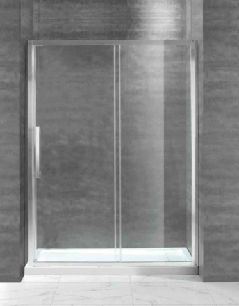 Душевая дверь Cezares LUX-SOFT LUX-SOFT-W-BF-1-150-C-Cr-IV 150х200 стекло прозрачное профиль хром глянцевый