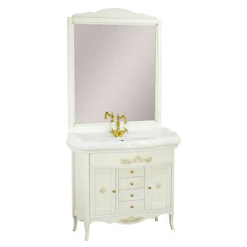 Зеркало в ванную Migliore BELLA 25950 96х114 цвет светло-бежевый