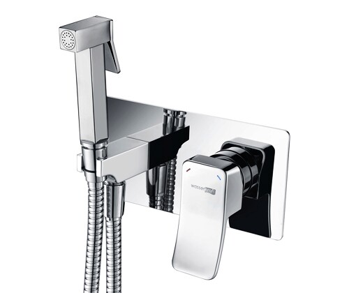 Гигиенический душ со смесителем WasserKRAFT Aller 1060 10638 хром