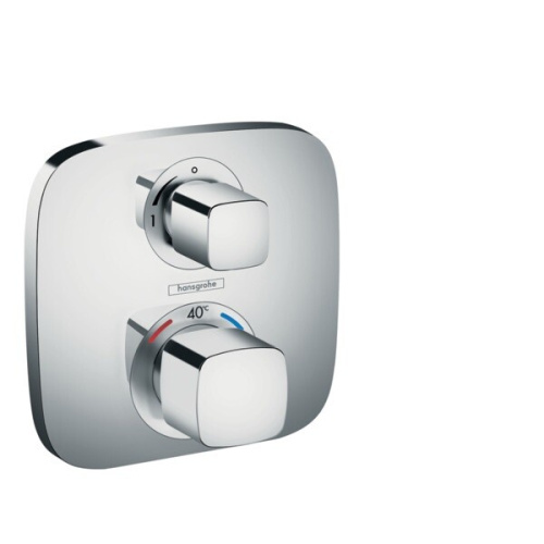 Смеситель Hansgrohe Ecostat E 15707000 настенный хром с термостатом