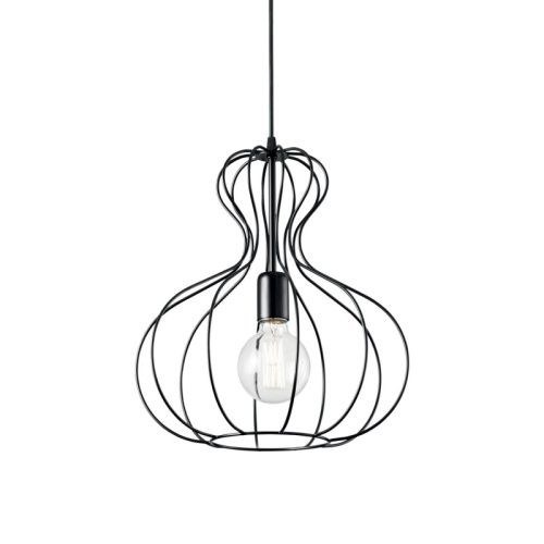 Светильник подвесной Ideal lux Ampolla (Амполла) Ampolla-1 SP1 Nero