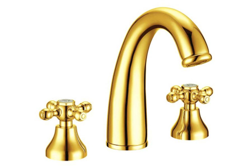 Смеситель Boheme Tradizionale Oro 297 на раковину золото Смеситель Boheme Tradizionale Oro 297 на раковину золото
