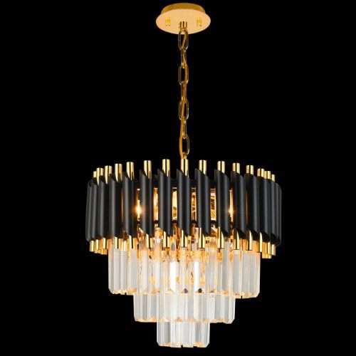Люстра подвесная Natali Kovaltseva DARIAN (ДАРИАН) DARIAN 76017/5C GOLD BLACK