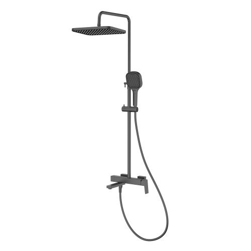 Душевая стойка Raglo R30.24.09 настенная цвет графит