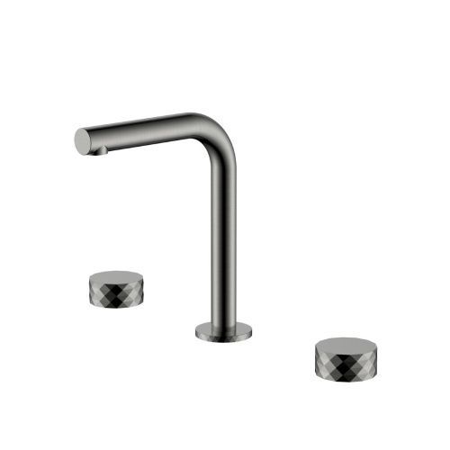 Смеситель для раковины Boheme Stick 152-SGM.1 на столешницу вороненая сталь