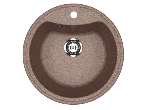 Кухонная мойка Ulgran Classic U-601-307 51х51 цвет коричневый