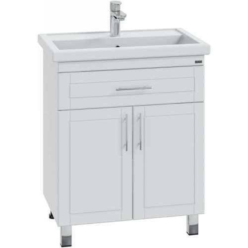 Тумба под раковину СанТа Дублин 223004 66х44х72 напольная цвет белый