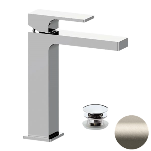 Смеситель Remer Absolute AU10ACCXV на раковину нержавеющая сталь