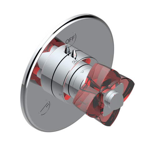 Переключатель потоков THG Petale de Cristal rouge U6C-A02-48M2SB (внешняя часть)