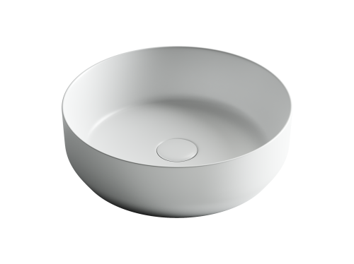 Раковина из сантехнического фарфора Ceramica Nova ELEMENT 39 см CN6022MW накладная цвет белый матовый