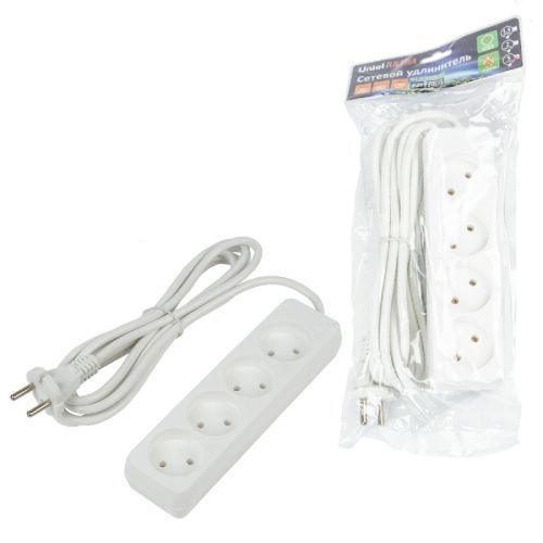 Удлинитель бытовой Uniel ULTRA (УЛТРА) S-CU4-3 WHITE