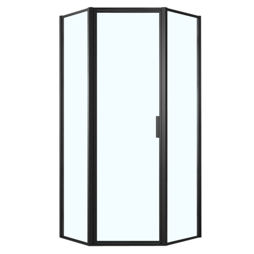 Душевой уголок Azario AZ-NAG3231 900 Black 90х90 стекло прозрачное