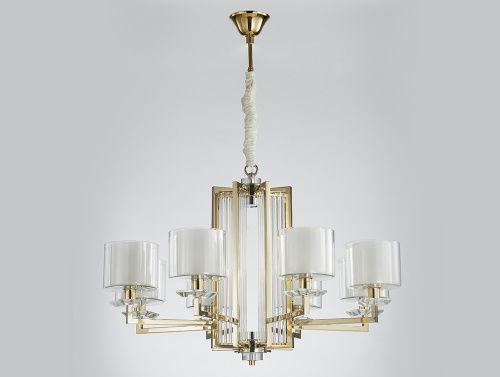 Люстра подвесная Newport 4400 4408+1/C gold