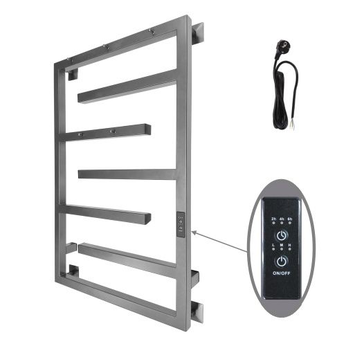 Полотенцесушитель Altasan ЛабиринтПроф ЛабиринтПроф5кр8050Г подвесной 53х80 электрический графит