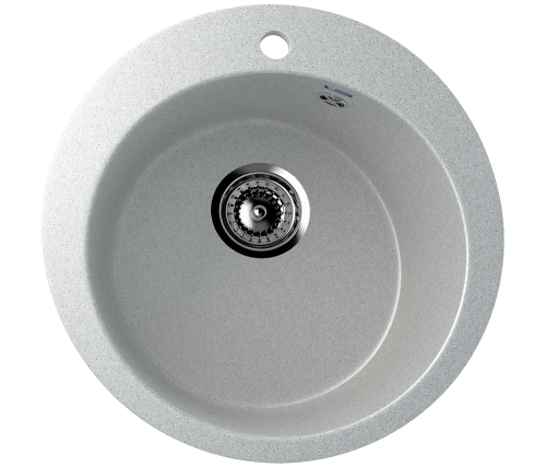 Кухонная мойка Ulgran Classic U-405-310 49,5х49,5 цвет серый